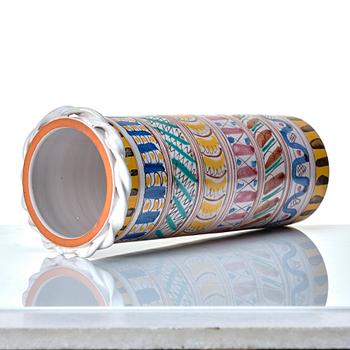 Wilhelm Kåge, a faience vase, Gustavsberg studio, Sweden 1942.