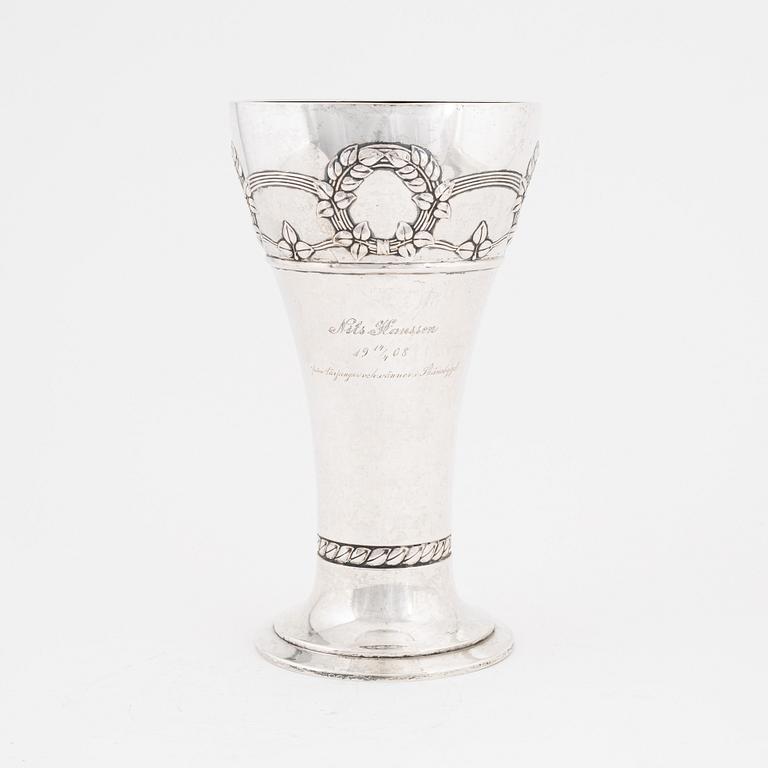 A silver beaker, Anders Nilsson, Lund, Sweden, 1907.