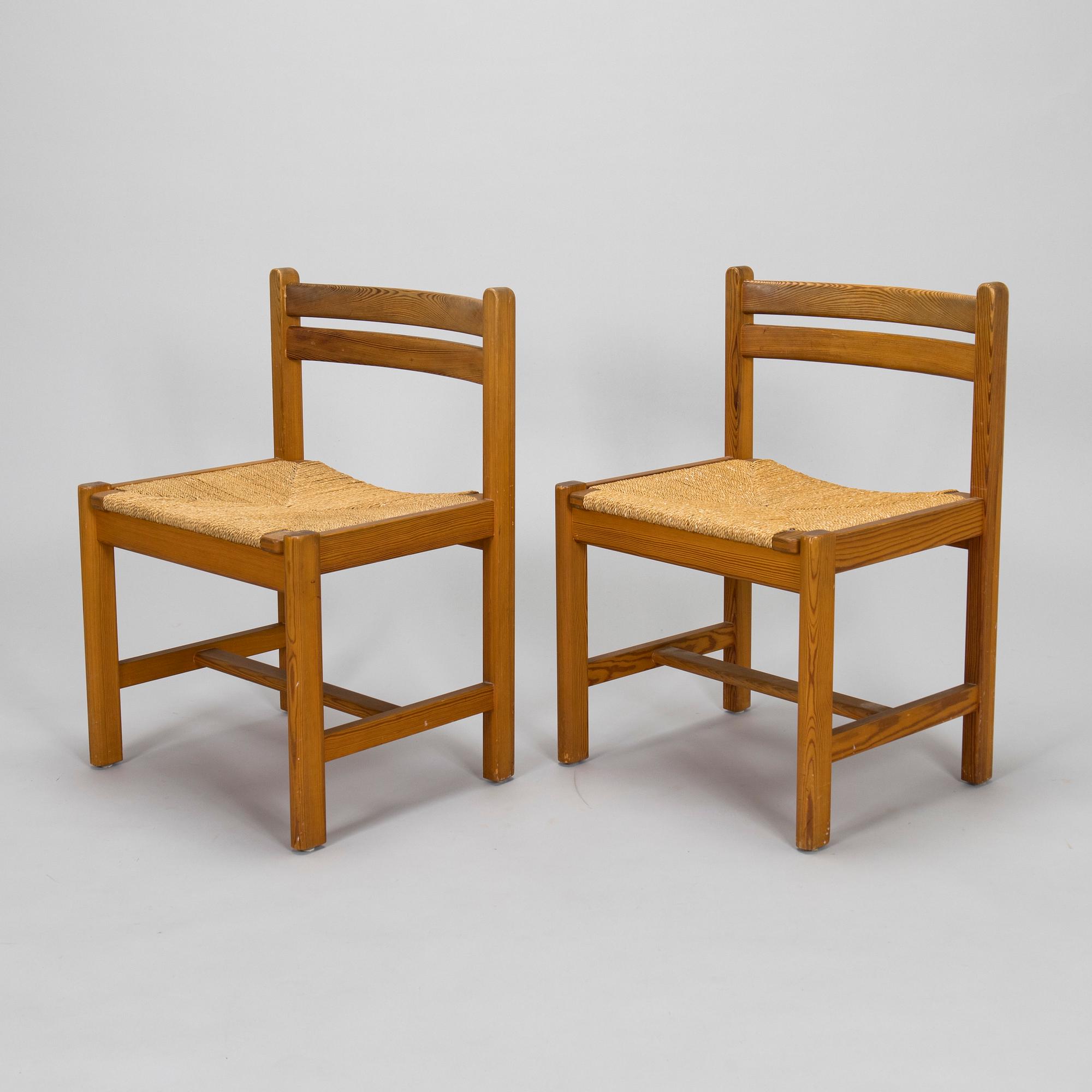 Børge Mogensen, an 'Asserbo' dining table and six chairs, Firma Karl Andersson & Söner.
