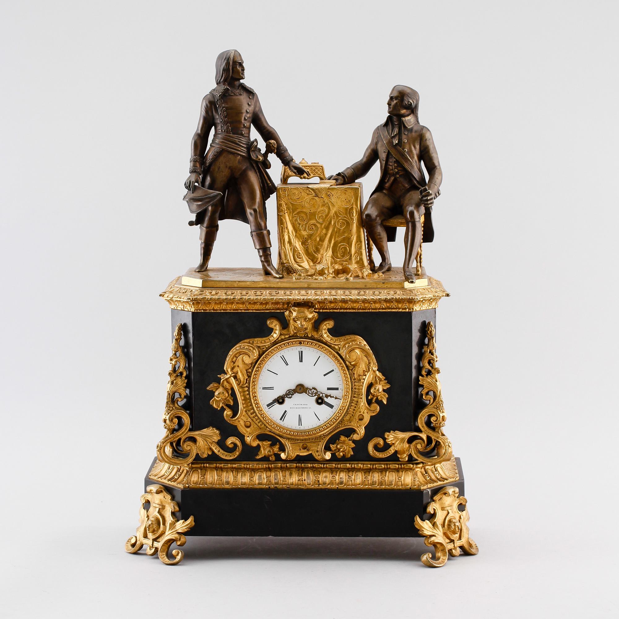 BORDSPENDYL, senempire, Frankrike, 1800-talets mitt.