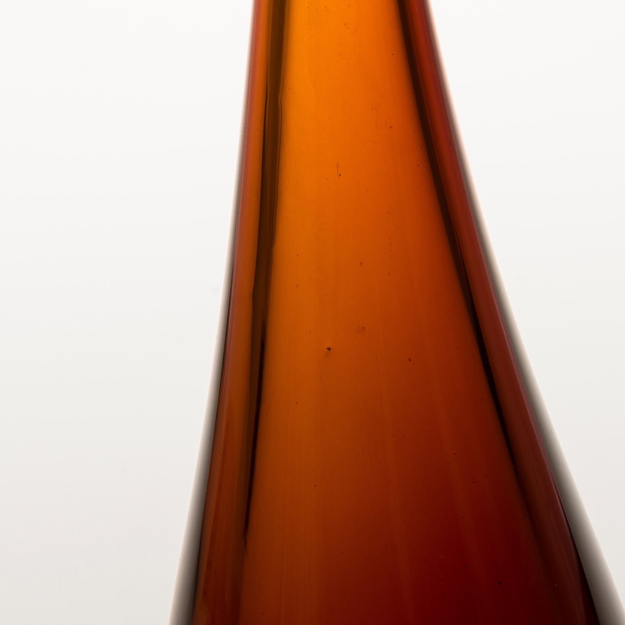 TAPIO WIRKKALA, A Kalanrakko Glass Vase 3299, signed Tapio Wirkkala Iittala.