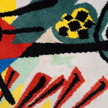 Wassily Kandinsky, efter. Matta, tuftad, "Small Worlds I",  Ege Art Line, Ege Axminster, Danmark, 1988, ca 330 x 245 cm.