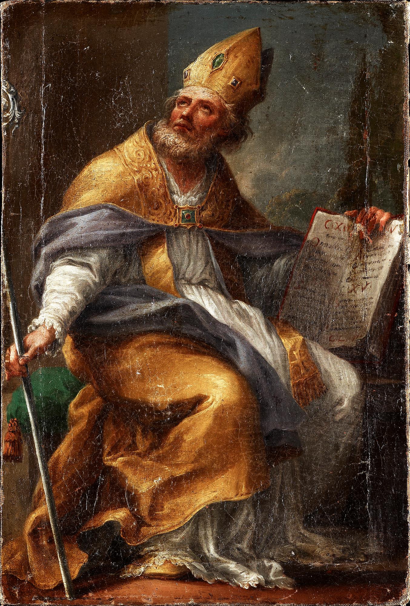 OKÄND KONSTNÄR, olja på duk, Italien 1700-tal.