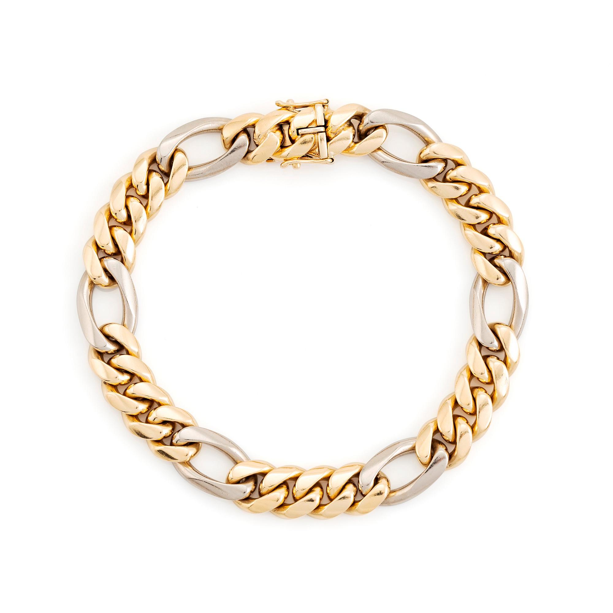 Armband 18K guld och vitguld, Jan Hellströmer.