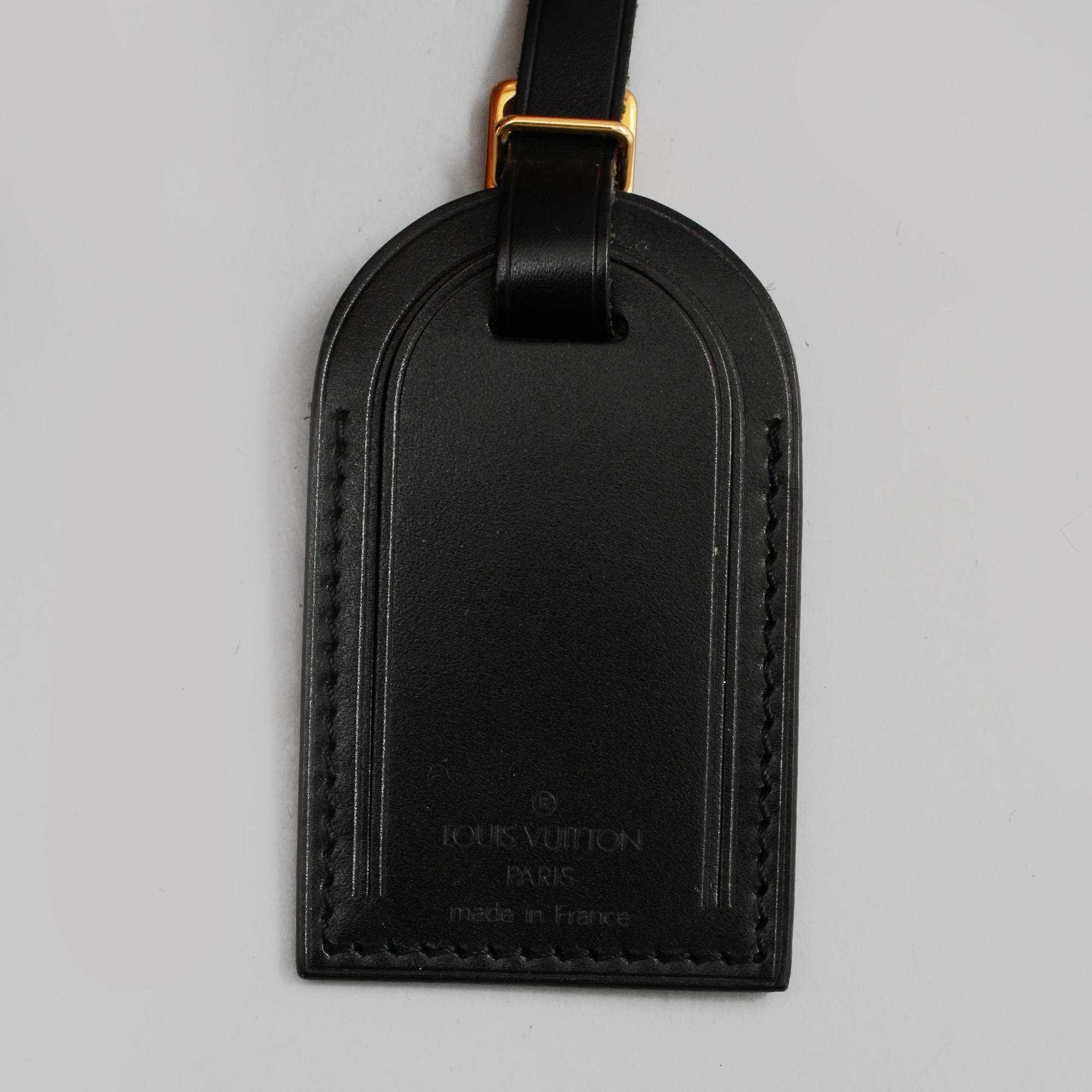 VÄSKA, "Keepall 55 Epi Black", Louis Vuitton,