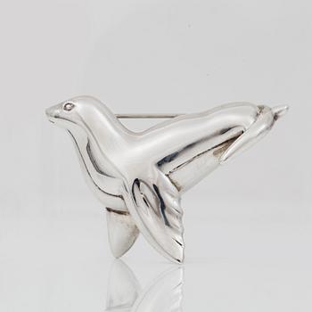 BROSCH, Tiffany & Co, sterling silver, daterad 1988.
