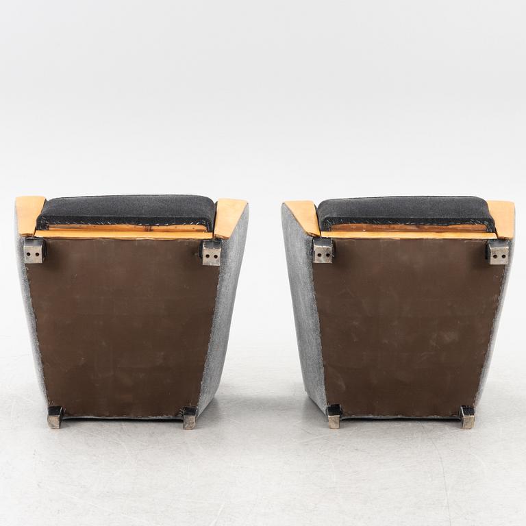 Fåtöljer, ett par, 1930-tal.