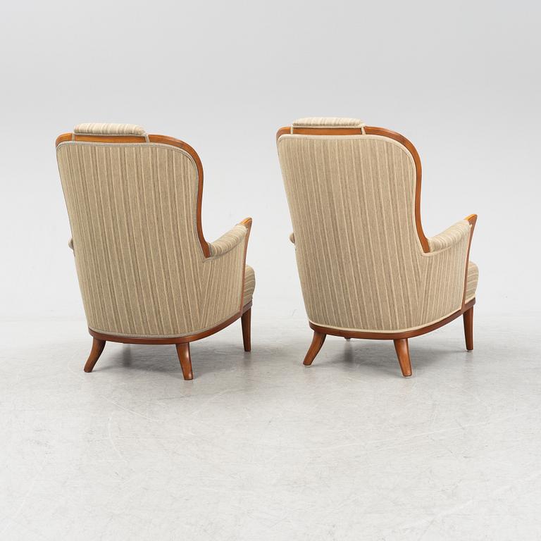 Carl Malmsten, fåtöljer ett par "Vår fru", OH Sjögren, 1900-talets andra hälft.