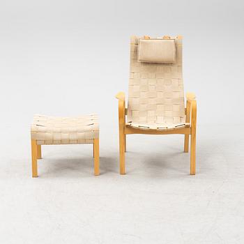 Yngve Ekström, fåtölj med fotpall "Primo" Swedese.