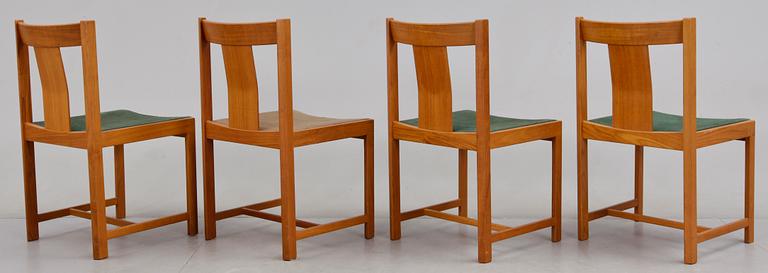 STOLAR, 8 st, ur NK:s Triva-serie, tillverkade vid NK:s verkstäder i Nyköping, 1960-tal.