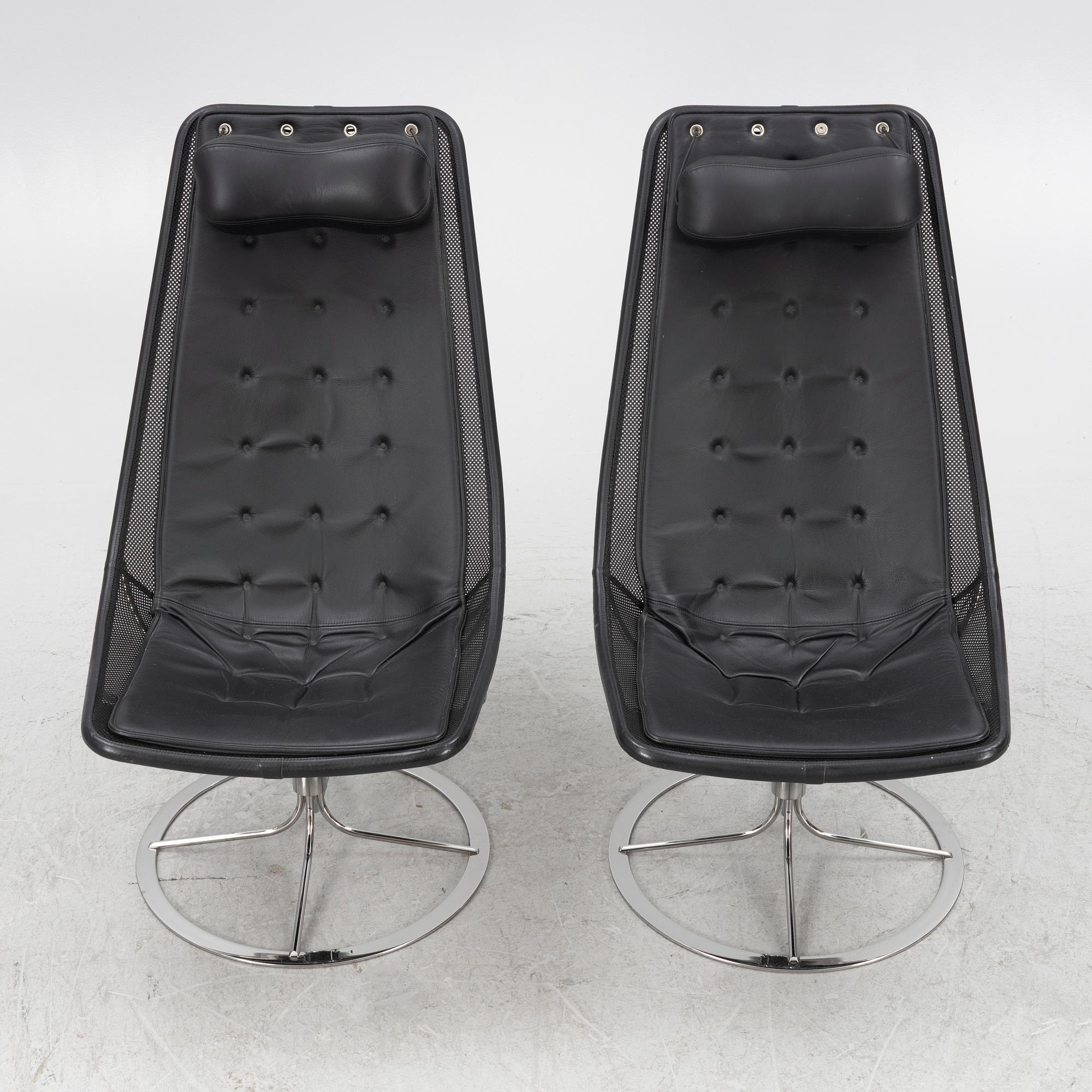 Bruno Mathsson, fåtöljer, ett par, Jetson, Bruno Mathsson International, 2019.