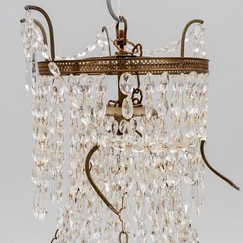 A Gustavian style chandelier, 20th Century.