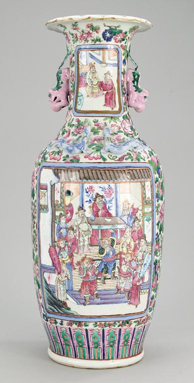 GOLVVAS, porslin. Sen Qing. kanton.