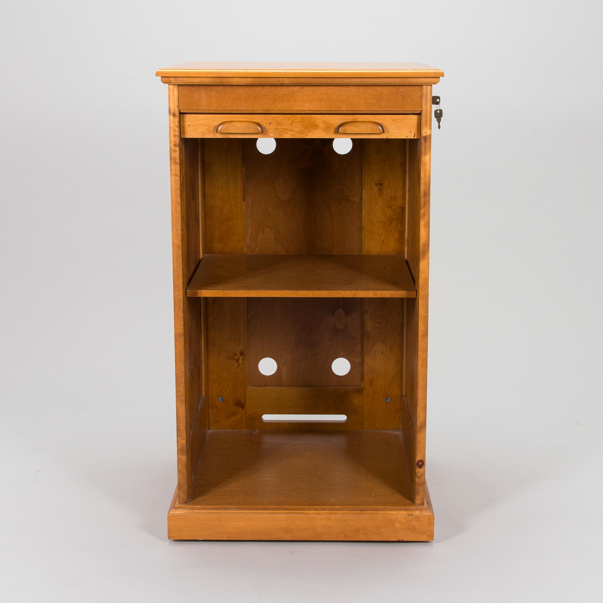 A 21st century jalousie cabinet by Boknäs.