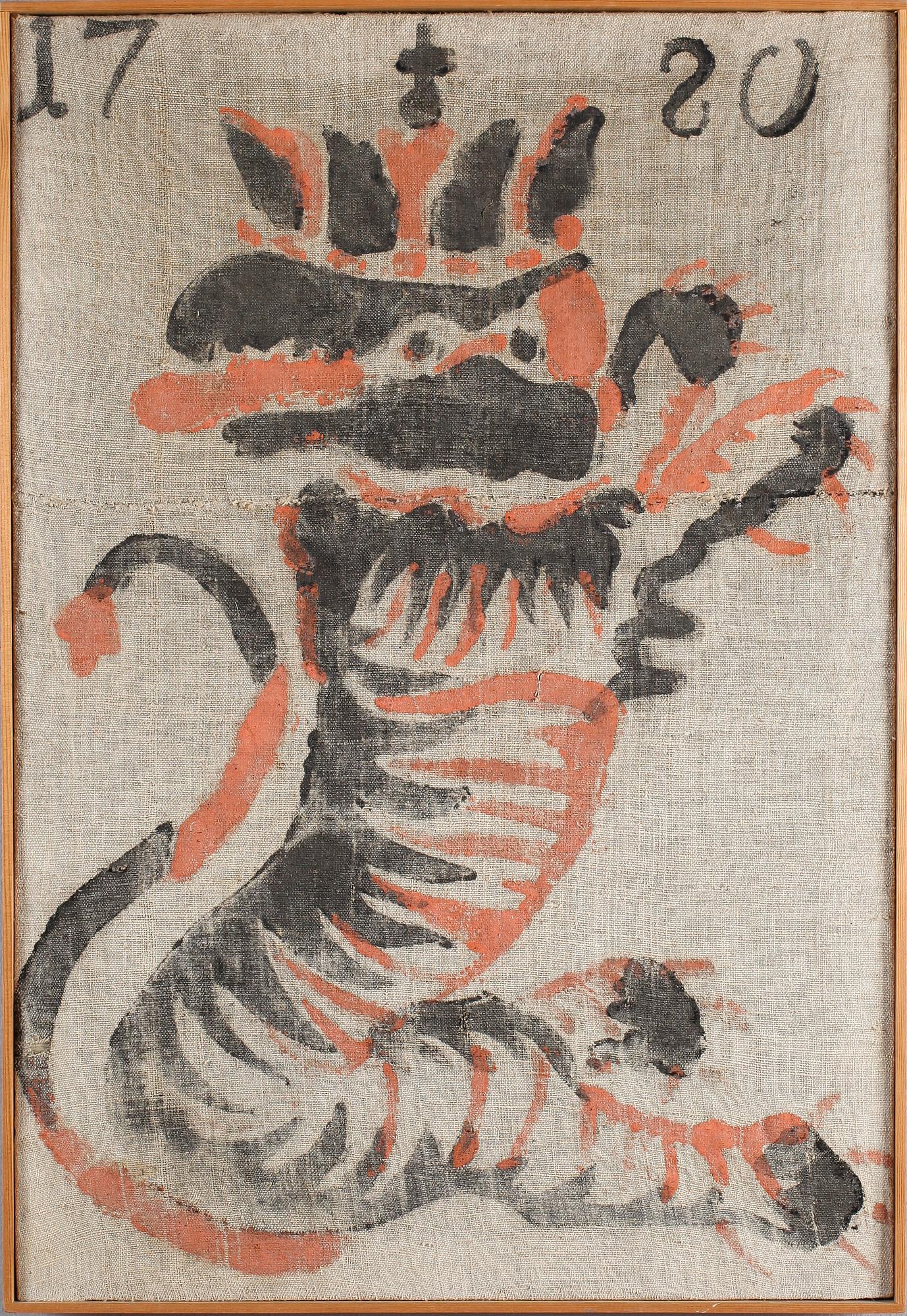 VARGLAPP, linne, daterad 1780.