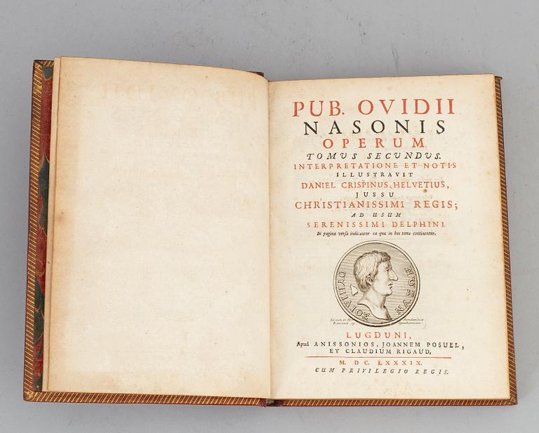 Ovid’s works, 1689 (4 vol).