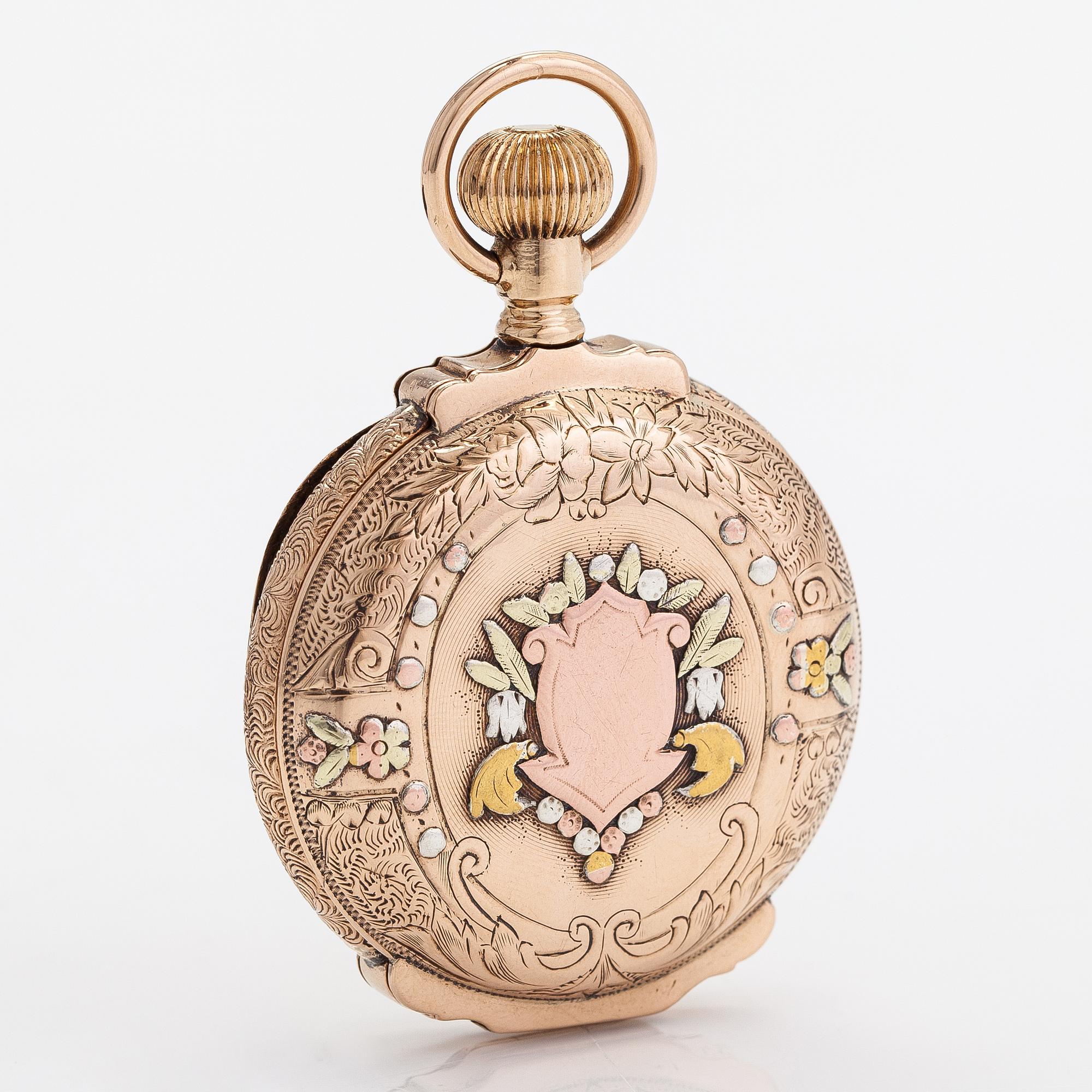 Ny standard watch co pocket watch top