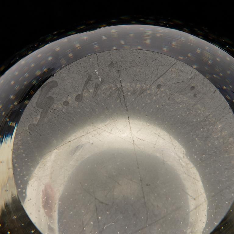 GUNNEL NYMAN, "Huntu", malli GN17. Nuutajärvi, 1940-luku. Signeerattu G. Nyman.