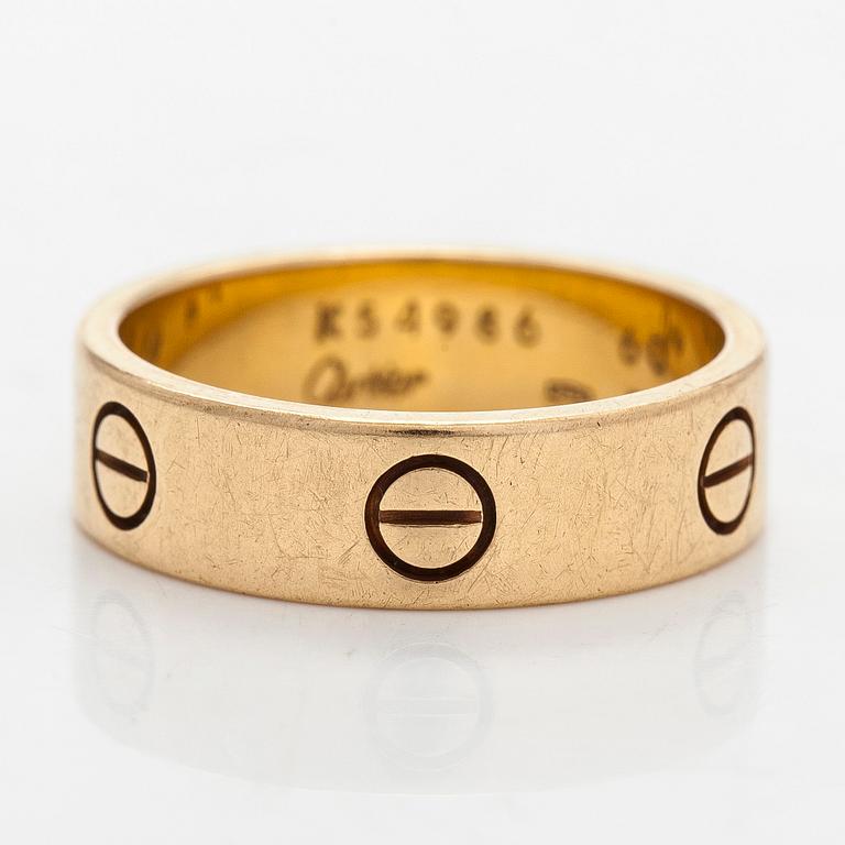 Cartier, sormus, "Love", 18K kultaa.