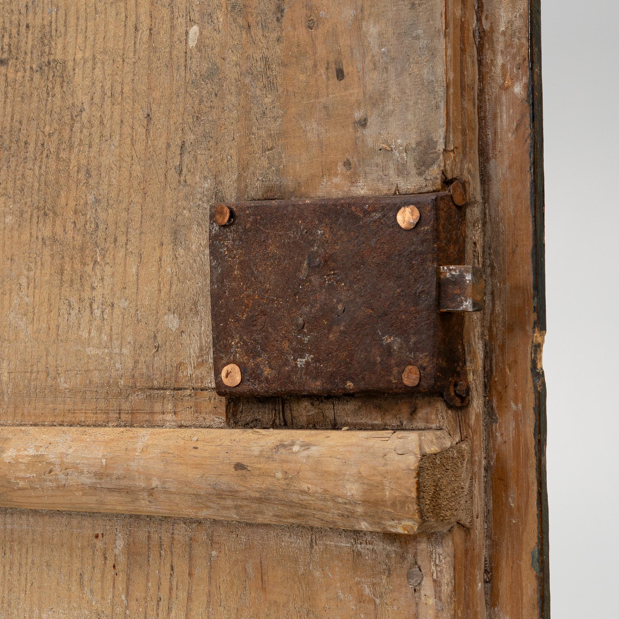 A corner cupboard, probably Värmland, dated 1822.