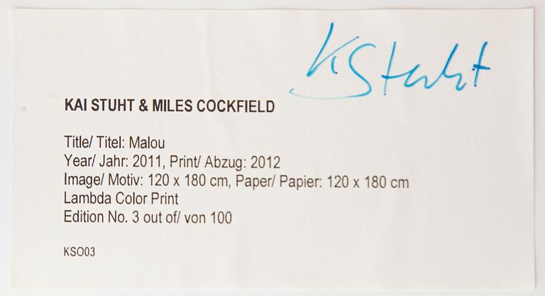 Kai Stuht & Miles Cockfield, "Malou".
