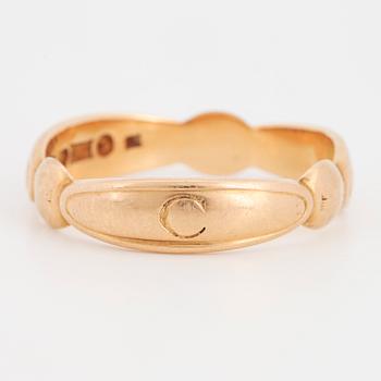 RING, ordensring, 18K guld.