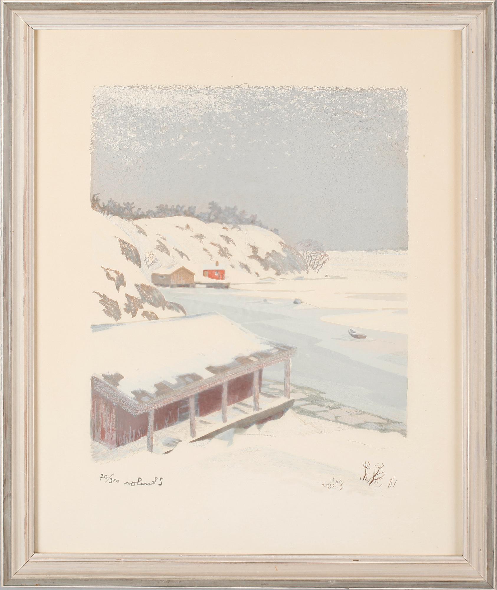 ROLAND SVENSSON, litografi, signerad och numrerad 70/310.