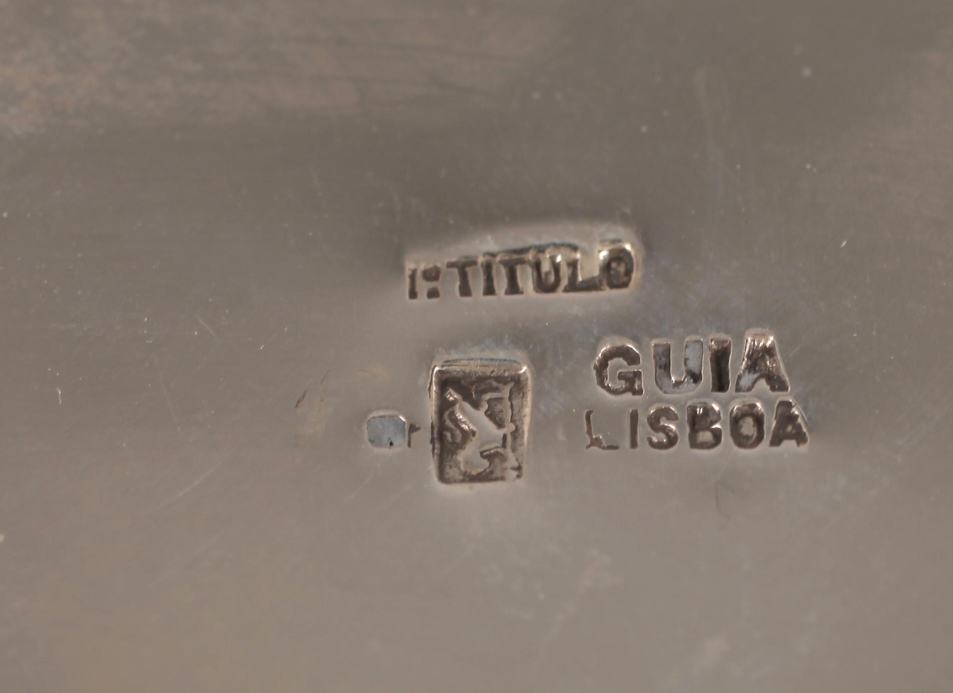 SKÅLAR, 12+2. Silver, portugisiska stämplar. Tot 1999gr.