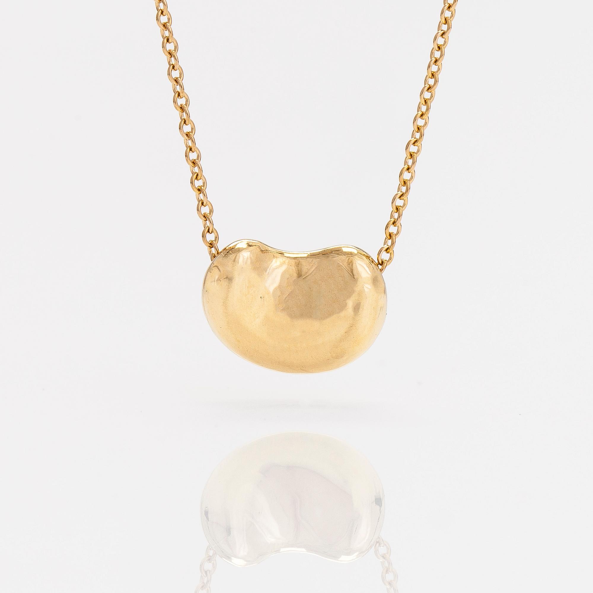 Tiffany & Co, Elsa Peretti, kaulakoru, "Bean", 18K kultaa.