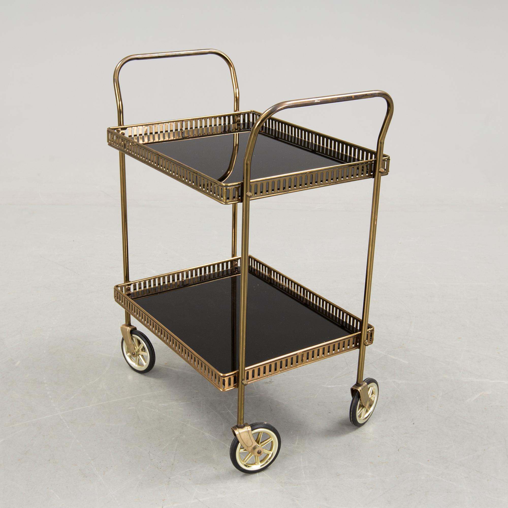 A serving trolley, second half of the 20th century.