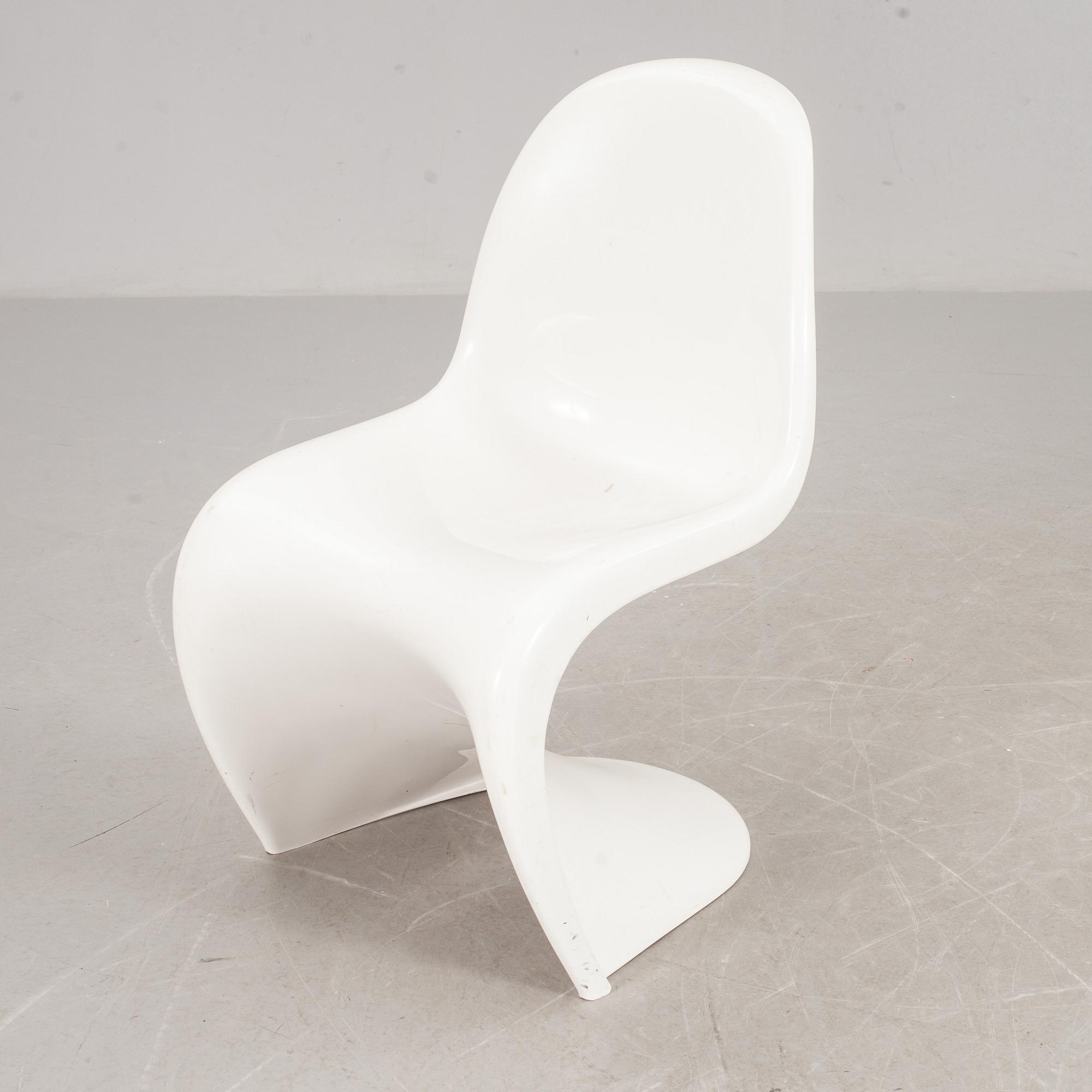 STOL, "Panton chair", Verner Panton för Herman Miller, märkt.