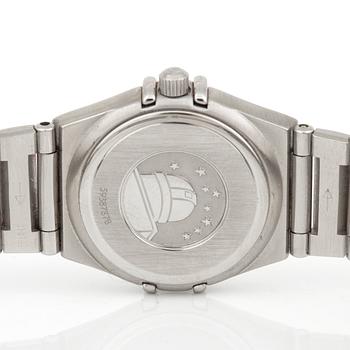 ARMBANDSUR, dam, stål med diamanter, 'Constellation', Omega.