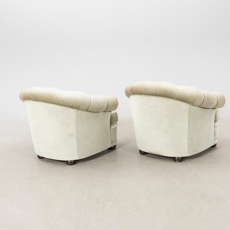 Fåtöljer ett par Swedish Modern 1940-tal.