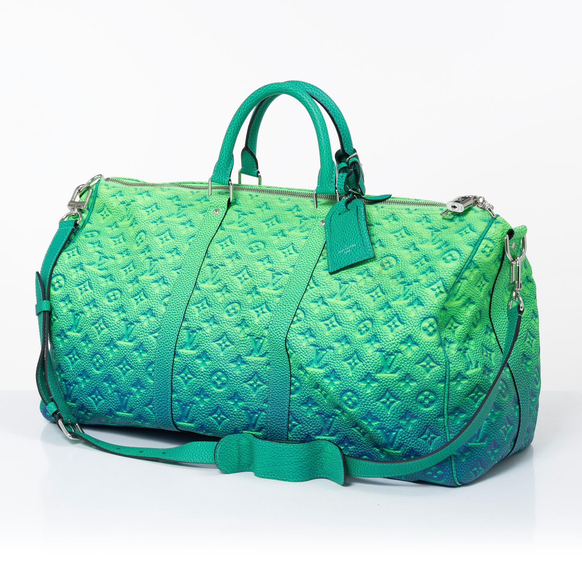 Louis Vuitton, Virgil Abloh, Keepall 50B weekend bag, "Keepall Taurillon Illusion", 2022.