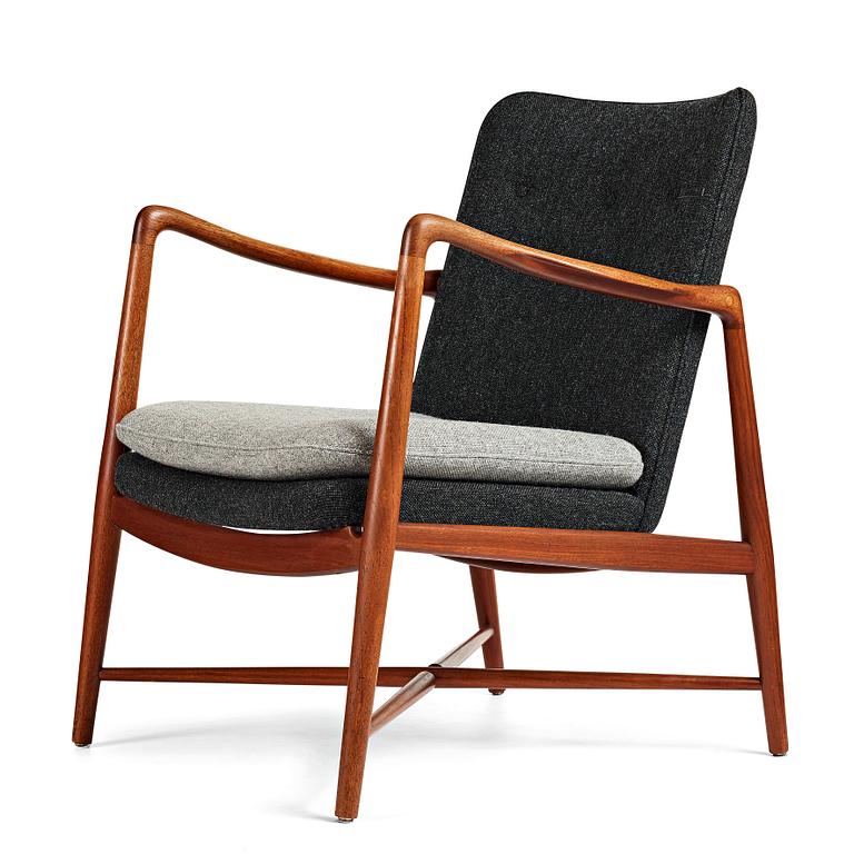 Finn Juhl, a "Bo59" teak easy chair, Bovirke Denmark, 1950-60's.