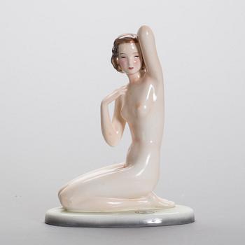 FIGURIN, flintgods, Goldscheider, Österrike, 1900-talets första hälft.