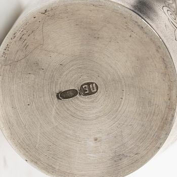 A Russian silver cup, Moscow, 1908-26.