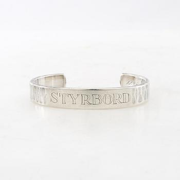 Elon Arenhill, bracelet, silver, Elona, Malmö, 1976.