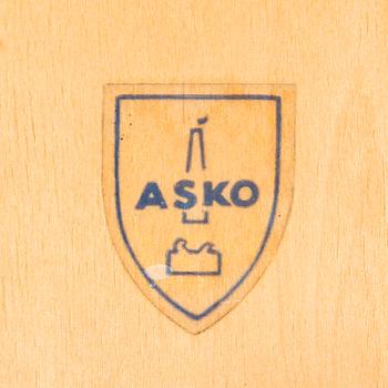 Ilmari Tapiovaara, stolar, 6 st, "Fanett", tillverkare Asko 1900-talets mitt.