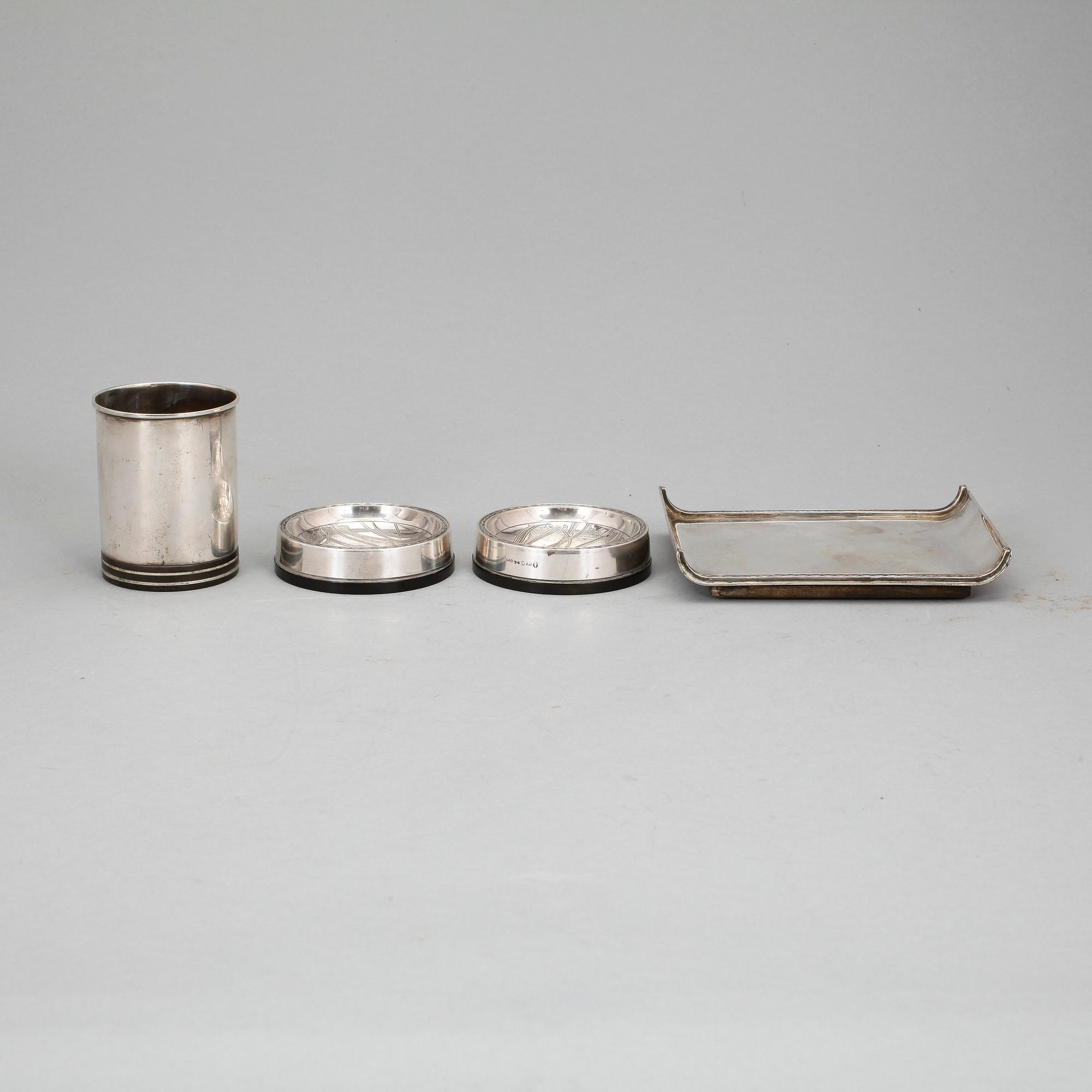 PARTI SILVER, 4 st, Guldsmedsaktiebolaget, Stockholm, 1930-tal.