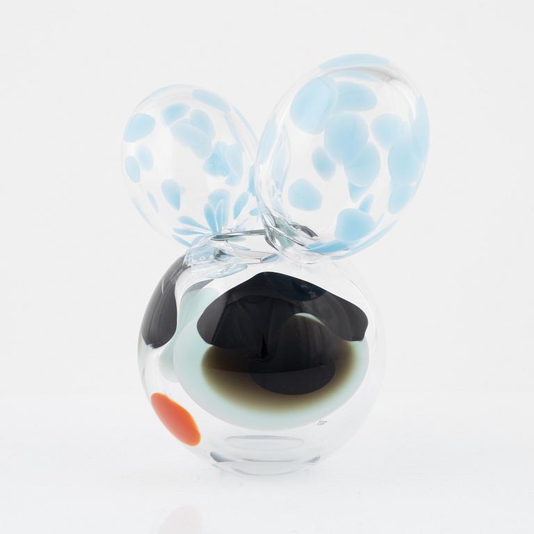 Frida Fjellman, skulptur, glas, Kosta Boda, lim. ed 100.