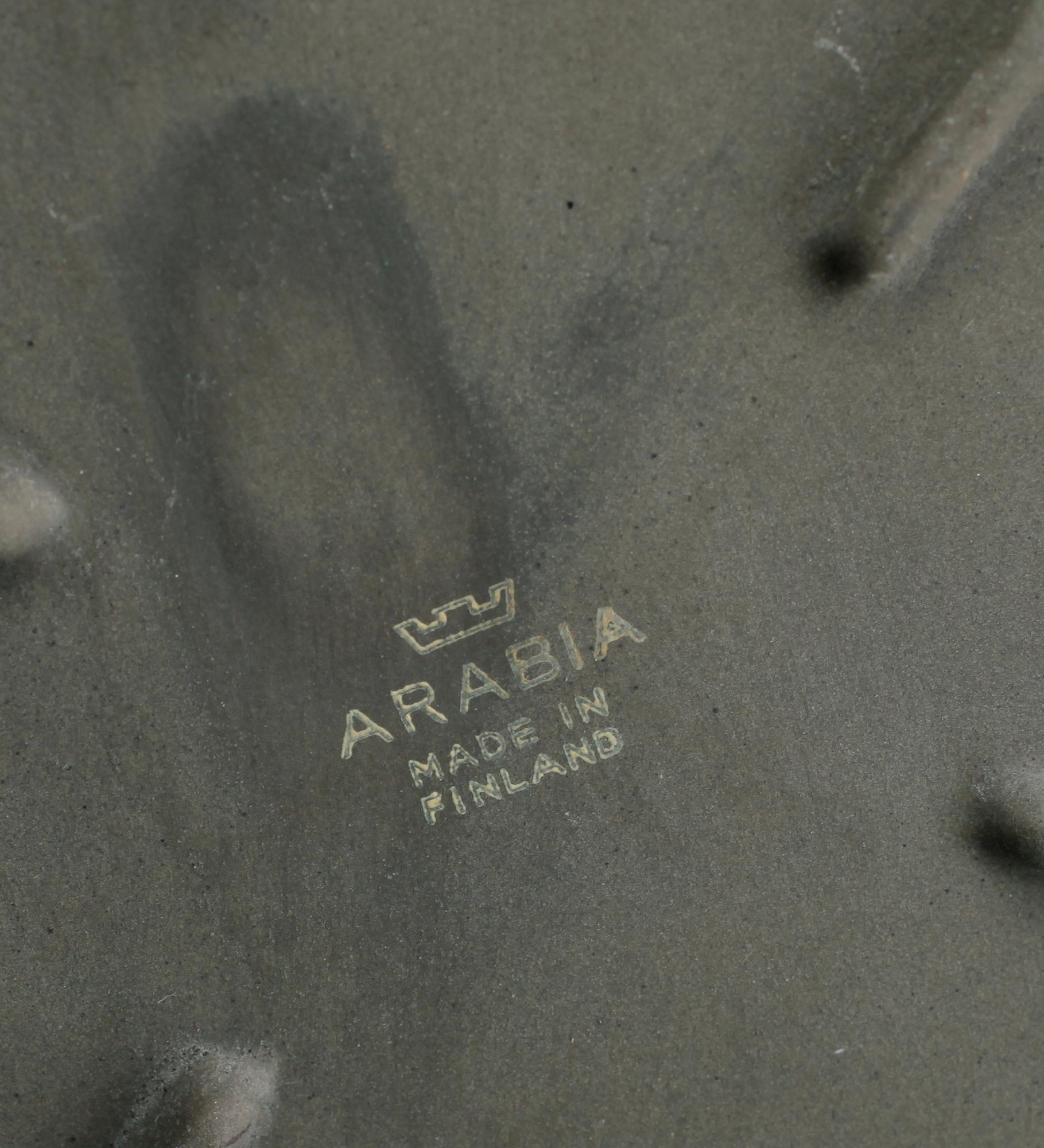 ÄGGHÖNA MED ÄGGKOPPAR, 7 delar, porslin, Arabia, Finland, 1900-talets mitt.