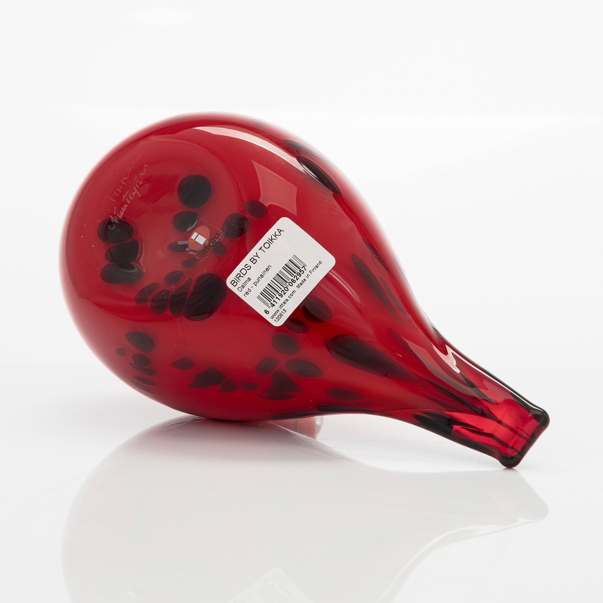 Oiva Toikka, A glass bird, 'Dalma', signed O. Toikka Nuutajärvi.