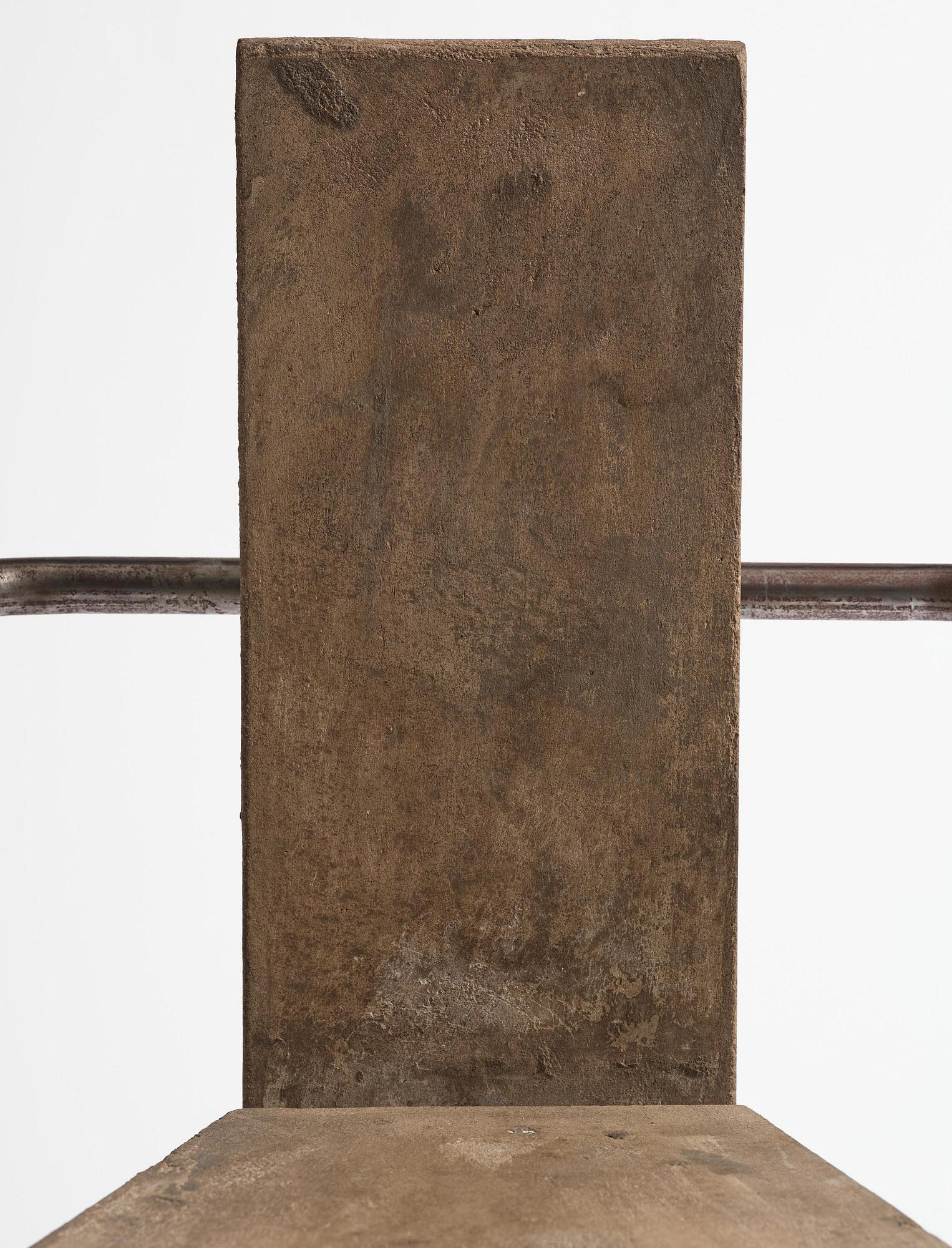 Jonas Bohlin, karmstol, "Concrete", provex, Källemo, Värnamo, efter 1981.