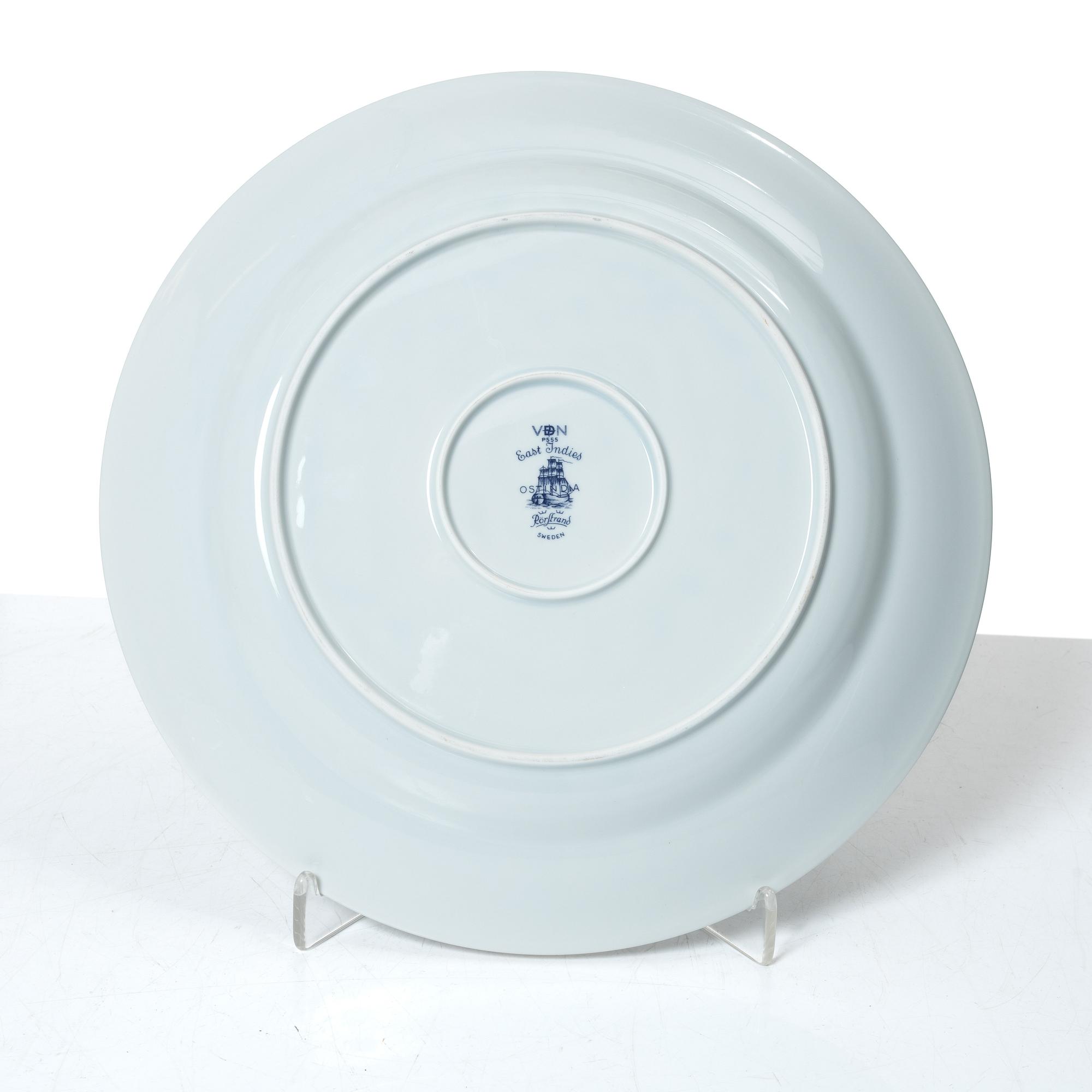 An 111-piece 'Ostindia' porcelain dinner service, Rörstrand.