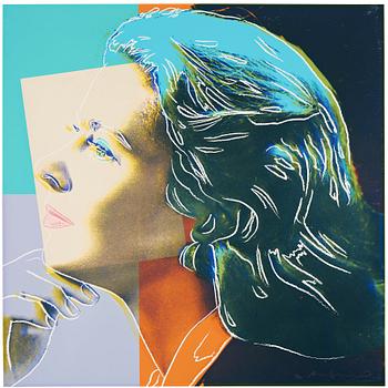 486. Andy Warhol, "Herself", from: "Three portraits of Ingrid Bergman".