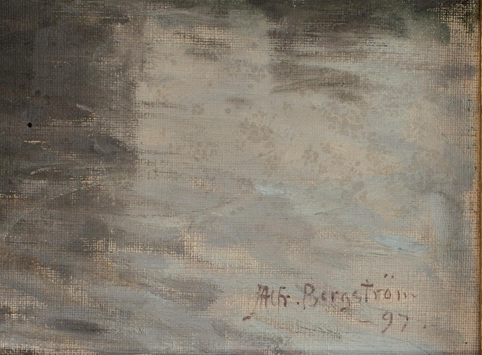 ALFRED BERGSTRÖM, Olja på duk, signerad och daterad -97.