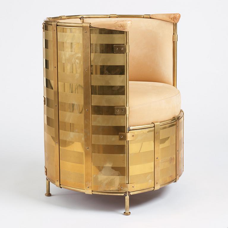 Mats Theselius, an 'El Dorado' lounge chair, edition 45/360, Källemo, Sweden, post 2002.