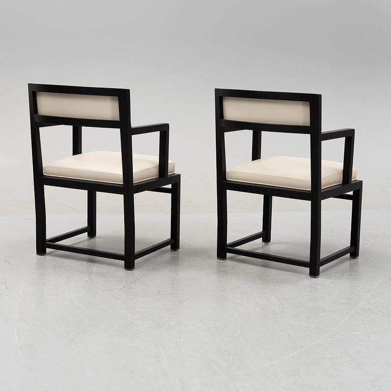 Antonio Citterio, six 'Simplice' armchairs, Maxalto, B&B Italia.