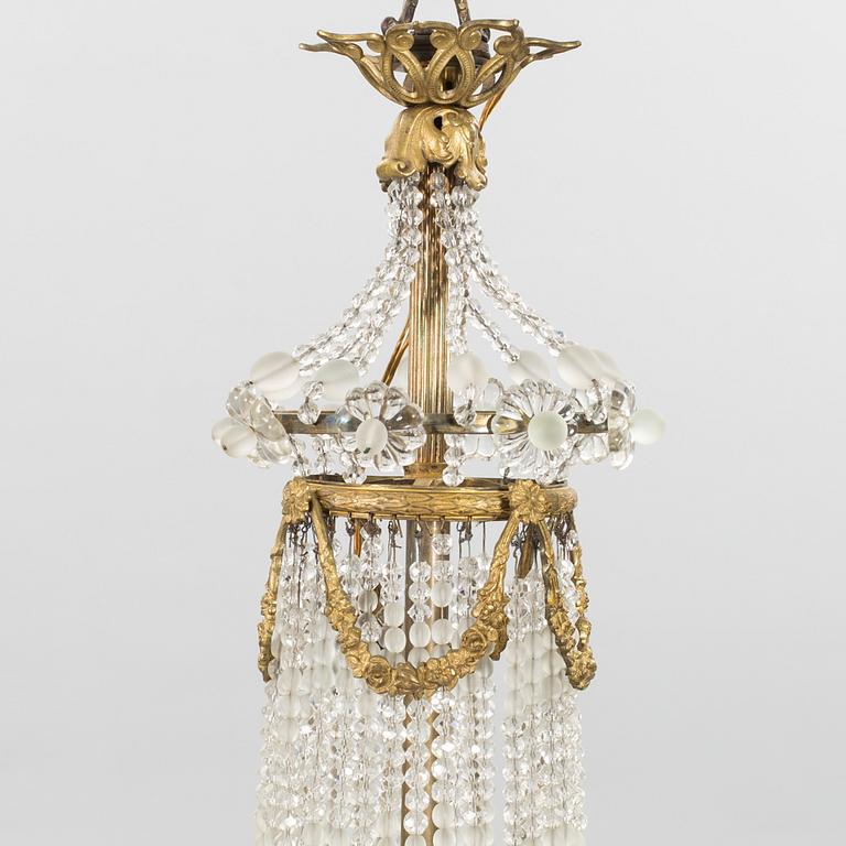 A ceiling lamp, around year 1900.